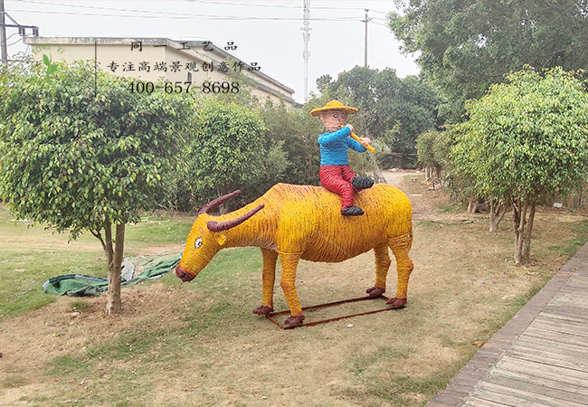 深圳大觀園景區(qū)稻草工藝品案例